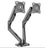 Dual Monitor Arm Flex Desk Mount