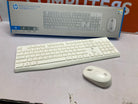 HP White Wireless Keyboard and Mouse (HP CS10)