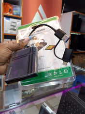 USB C 5‑in‑1 Hub with Card Reader – Blueendless