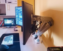 KALOC  Dual Monitor Arm Flex Desk Mount