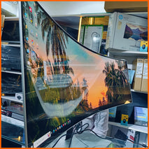Samsung Odyssey
OLED G9 G932 49-inches Curved Gaming Monitor, DQHD 5120×1440, OLED, 240Hz, 0.03ms.