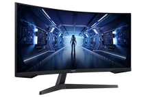 SAMSUNG 34 Inch Odyssey G5 G55T QHD | 165Hz | AMD FreeSync Premium | Curved | Gaming Monitor