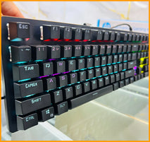 HP GK100 Wired Gaming Mechanical Keyboard RGB Backlight.