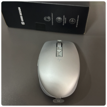 HP 710 Rechargeable Silent Silver Bluetooth Mouse.