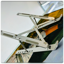 Aluminum Alloy Creative Heavy Duty Foldable Laptop Stand (Light & Portable)
