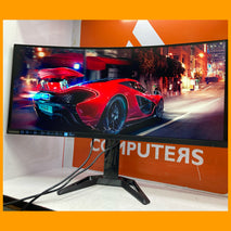 Lenovo G32qc-30 32-Inch QHD (1440p) Curved Gaming Monitor 165Hz Frameless