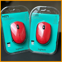 Logitech M171 Wireless (Black & Red) Mouse