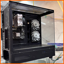 DarkFlash DPX90 Black ATX Gaming PC Case with 3 ARGB Fans & 270° Panoramic Glass.Brand New