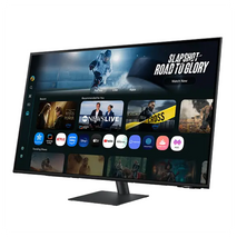 Samsung M7 Smart Monitor 43-inch 4k UHD 3840x2160, HDR10, VA Panel, USB-C Charging Power 65W, WiFi, Bluetooth, Adaptive Sound, Remote Contro, Operating System Tizen - Black