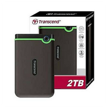 TRANSCEND 2TB USB 3.1 External HDD - Iron Grey