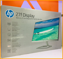 HP 27F 27-inch Frameless Edge-to-Edge LED Backlit FHD (1080p) Monitor