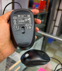 HP USB Travel Wired Optical Mouse